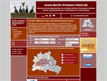 Tablet Screenshot of berlin-pension-hotel.de